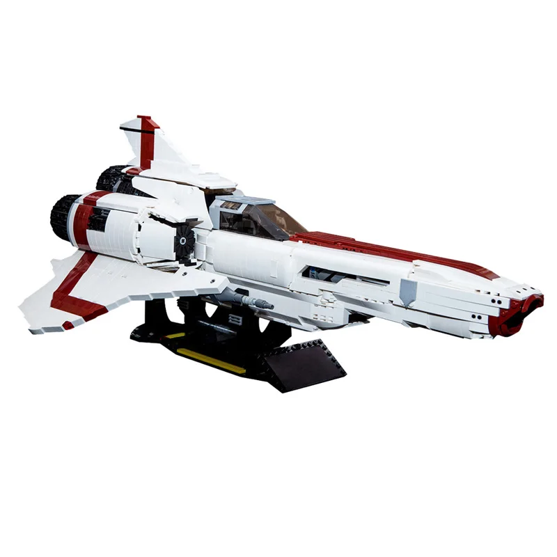 

MOC-9424 Space Series Galactica Colonial Building Block Kit High-tech DIY Helicopter Fighting Children's Toy Stitching Bricks