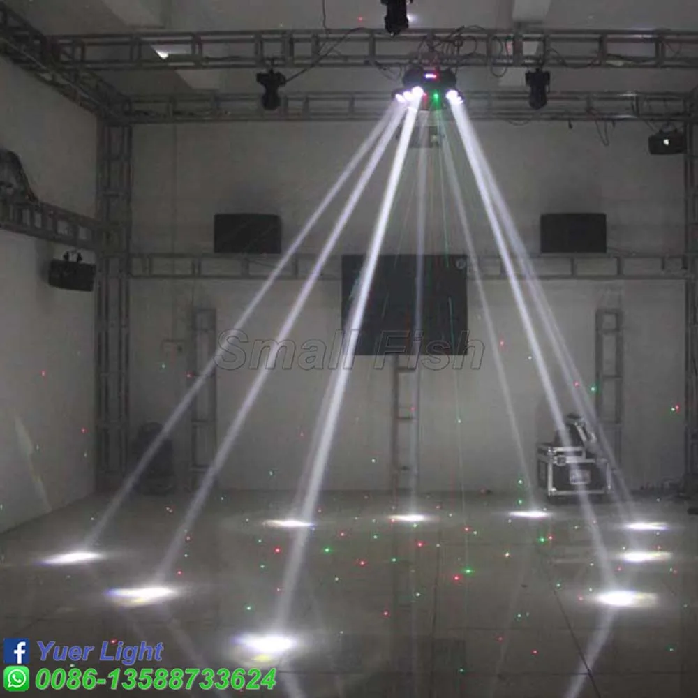 2 шт. 9X10W RGBW 4в1 LED движущаяся голова Паук свет 15/45 CH DMX сценический