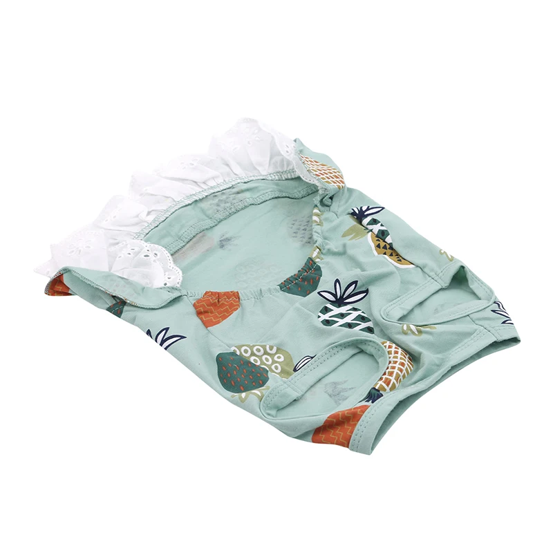 Одежда для домашних животных на весну и лето платье с принтом ананасов собак