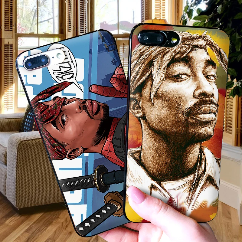 Чехлы для samsung A70 50 40 30 20 10 60 6 Plus 2Pac телефона с изображением Тупака Шакура супер A7 A8