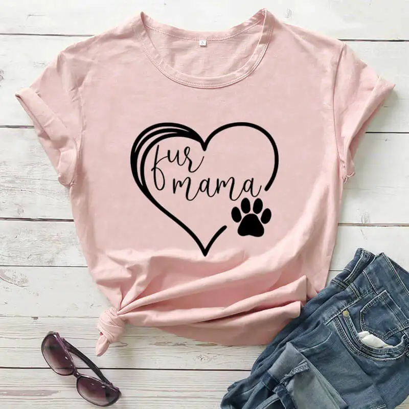 

Меховая Футболка с принтом «мама», Новое поступление 2020, забавная футболка, подарок для собаки, мамы, собаки, мамы, рубашка, подарок на день м...