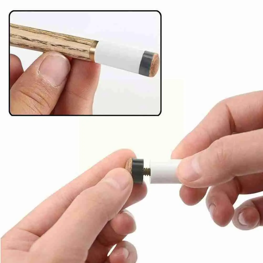 

10pcs/set Cue Tips Billiard Replacement Screw-on Tips Stick Cue With Pool Ferrules D5y8