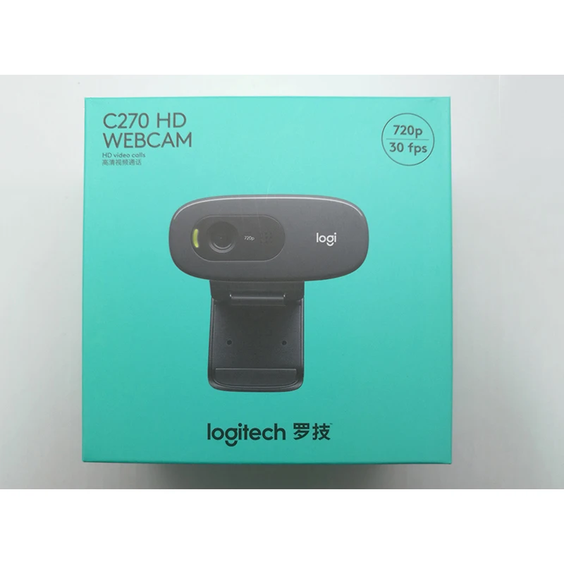 Веб-камера logitech c270 со стандартным объективом usb-камера 720p 30 кадров в секунду