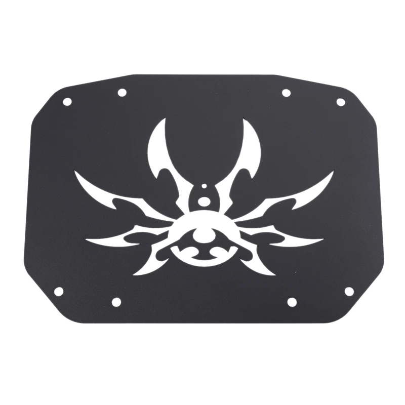 Tailgate Vent-Plate Cover Spare Tire Mount Delete Plate for Jeep Wrangler JK&amp Unlimited 2 or 4 Doors. 2007-2017 Sport Sahara Ru |