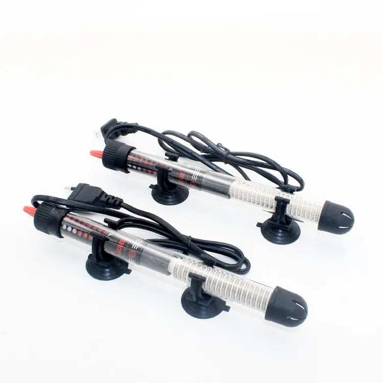 110V 220v50w-300 W стеклянный взрывозащищенный водонагреватель для аквариума, мини Регулируемый нагревательный стержень, контроль температуры аквариума