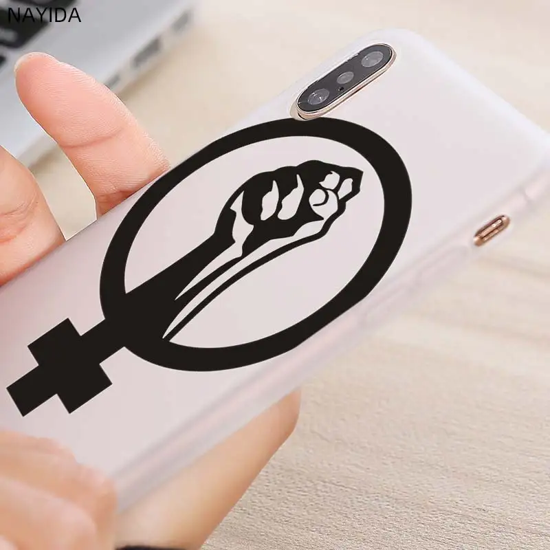 Мягкий силиконовый чехол для Xiaomi Redmi 9a 8a 7a 6a 5a 4a 9at 9Prime 9 8 7 6 5 K20Pro с феминистским