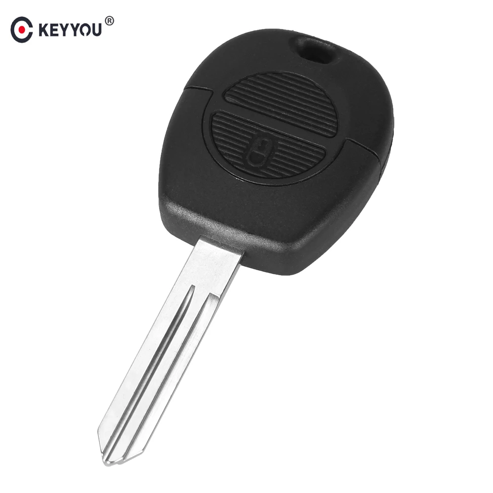 

KEYYOU 10 pcs/lot Replacement Car Remote Key Shell 2 Buttons for Nissan Micra Almera Primera X-Trail Car Auto Key Case Cover
