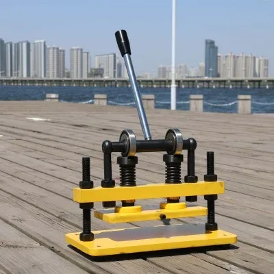 Ручной станок для резки кожи простой ручной нож пресс высечки режущий