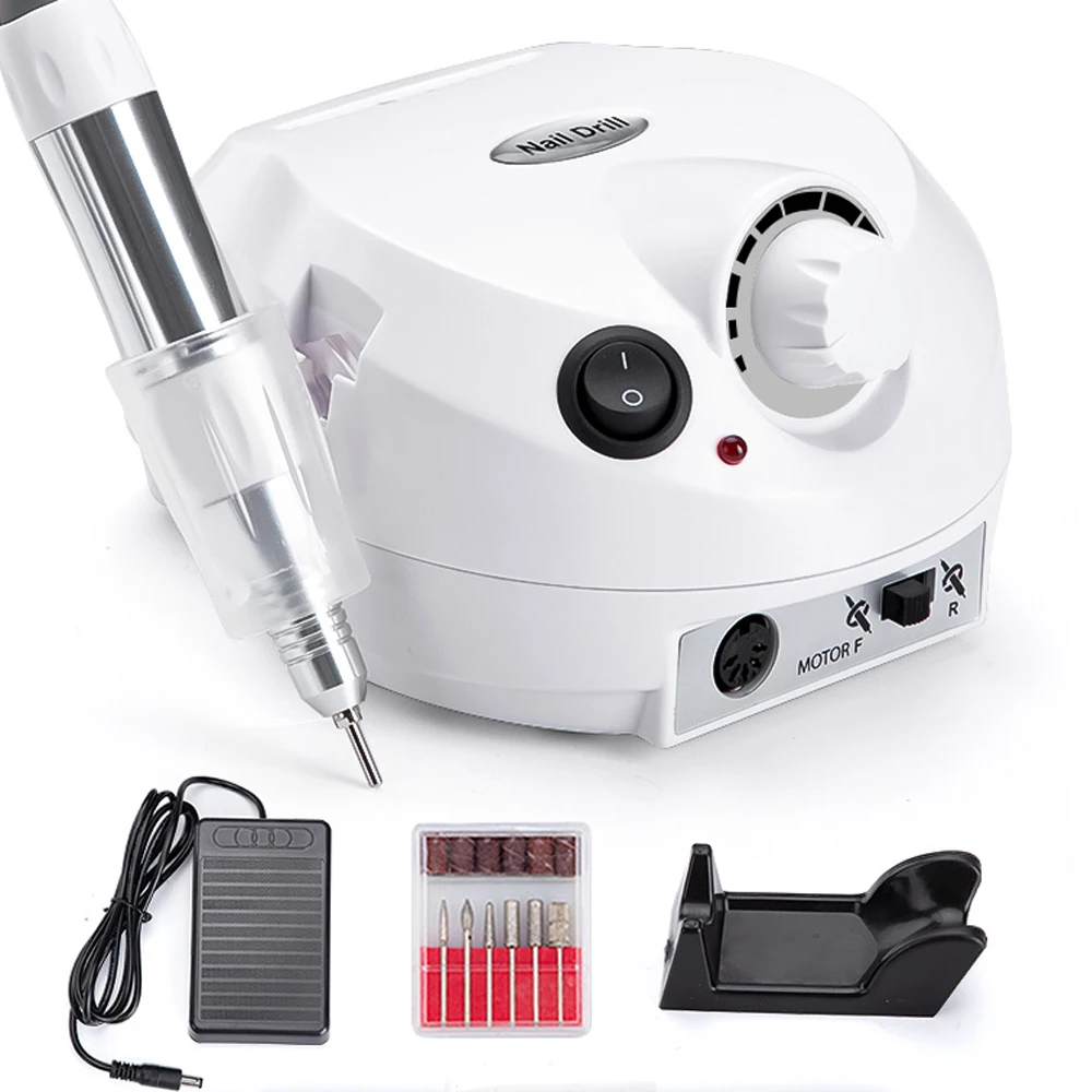 Электрический Фрезер для ногтей сверлильный станок Маникюрный сверла машины