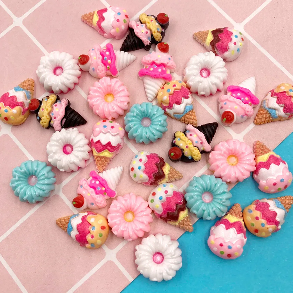 20 штук принт мульташной Минни моделирование индивидуальные красочные мороженое