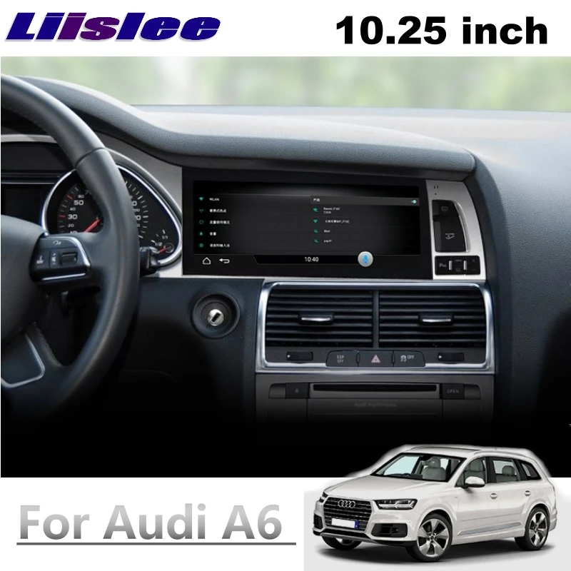 

For Audi A6 A6L 2004~2011MMI 2G 3G 10.25 inch Screen NAVI LiisLee Car Multimedia CarPlay GPS WIFI Audio Radio Frame Navigation