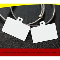 blank jewelry hanging tag white pet tag labels ring bracket ring earrings price tag display custom logo price name card