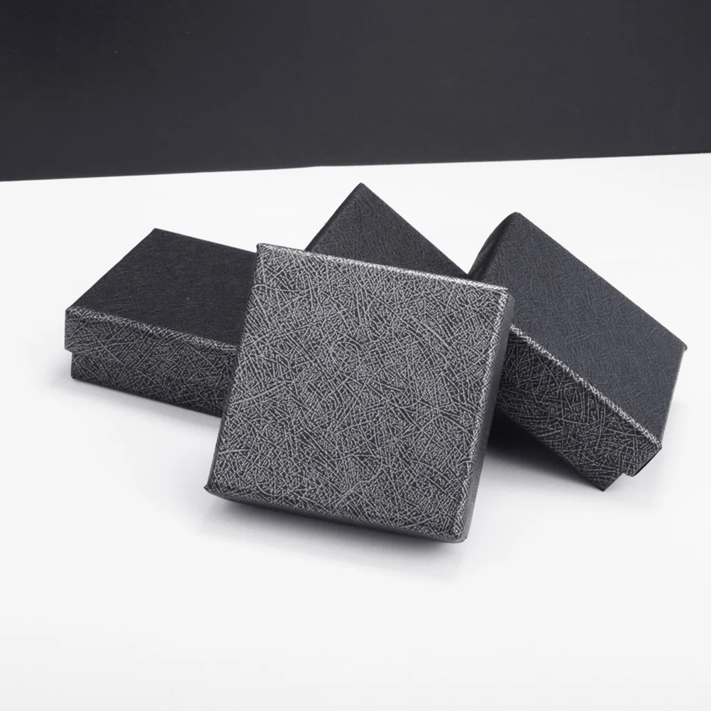 

Elegant Men Women Badge Brooches Cufflinks Display Packaging Box Case Groom Wedding Party Jewelry Paper Package Gift Storage Box