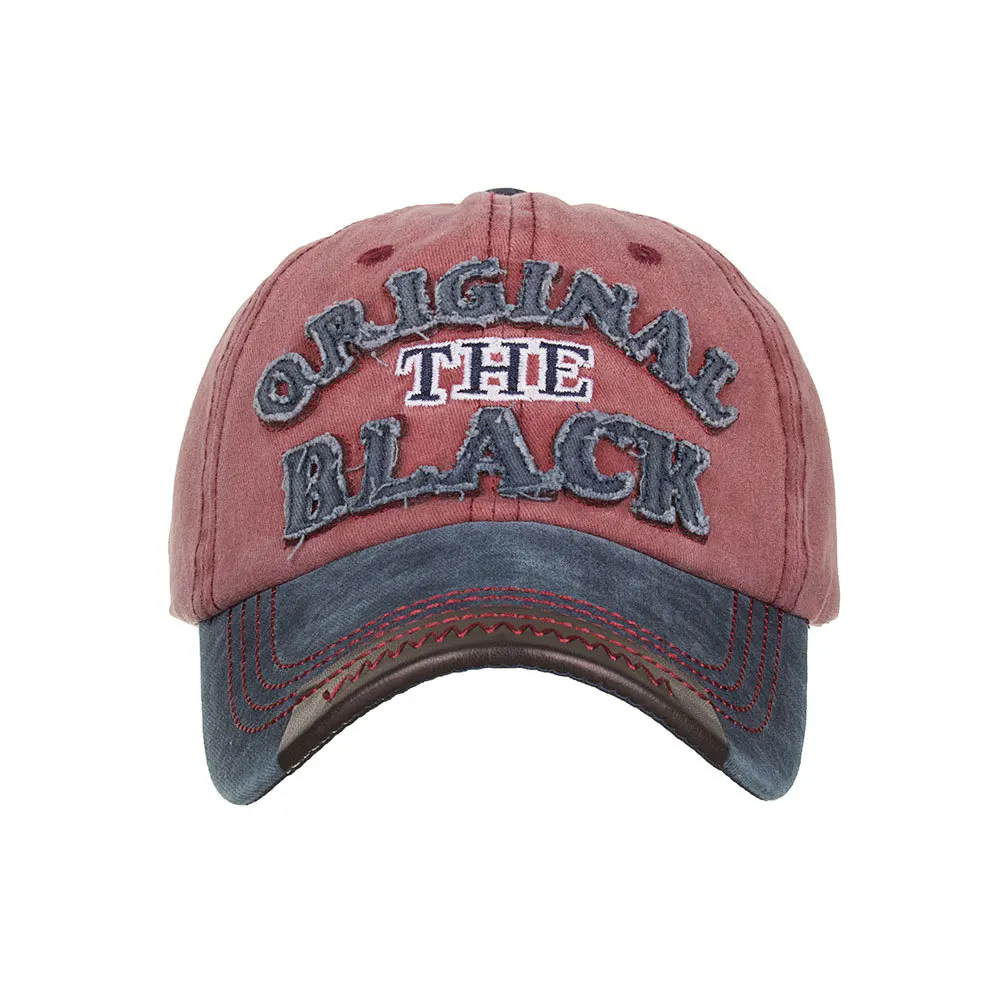 Популярная бейсбольная кепка в стиле ретро с эффектом потертости облегающая