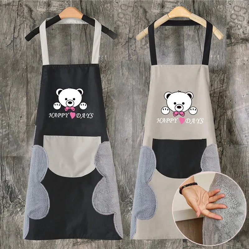 

Delantal de cocina impermeable para mujer, toalla del cuello colgante creativa, para cocina familiar apron kitchen cooking
