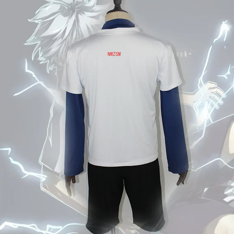 Костюм для косплея из аниме Hunter x Killua Zoldyck костюм на заказ униформа парик |