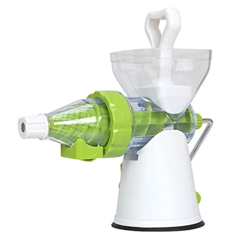 Многофункциональная кухонная ручная одношнековая соковыжималка с присоской для