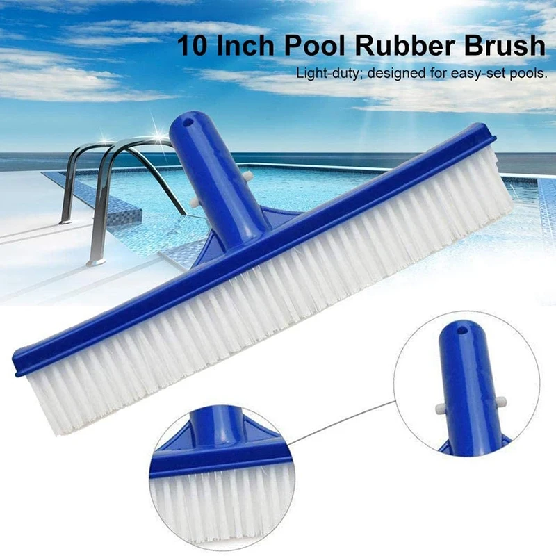 

NEW-Pool Leaf Rake Fine Mesh Frame Net Set, Swimming Pool Cleaning Leaf Skim Net, Swimming Pool Cleaner Supplies