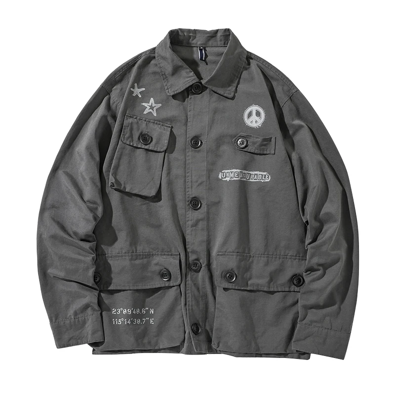 

Japanese High Quality Men'S Jacket 2020 Harajuku Bomber Jacket Fashion Tooling Jacket Mens Clothing Korean Style Clothes Male