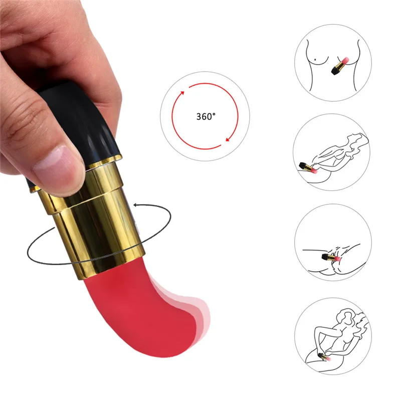 Dildo Bullet Vibrator Sex Toys for Woman Mini Lipstick Vibrators Clitoris Massager G Spot Stimulator Female Masturbator | Красота и