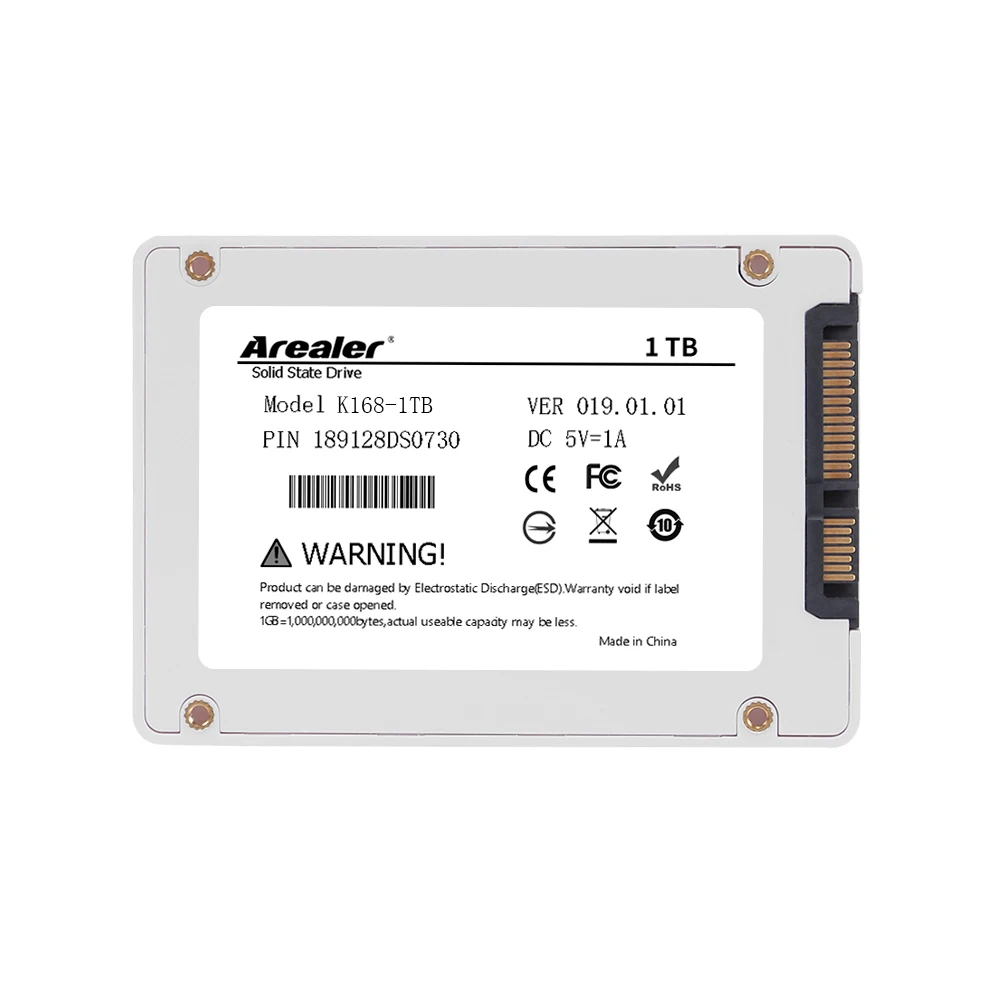 Arealer 2 5 дюйма SSD ТБ твердотельный накопитель 8 г 512 SATA 3 высокоскоростное хранение