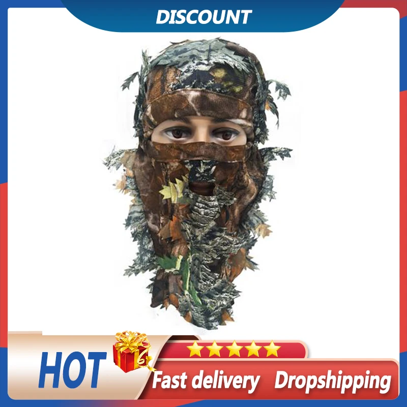 Камуфляжная Балаклава 3D маска на все лицо для военных игр езды велосипеде охоты