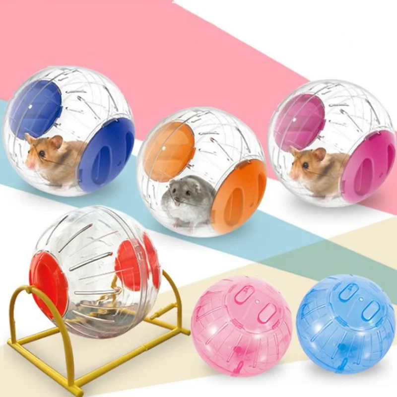 15cm Breathable Clear Ball With Bracket Hamster Pets Product Small Running 5 Colors Plastic Fit For | Дом и сад
