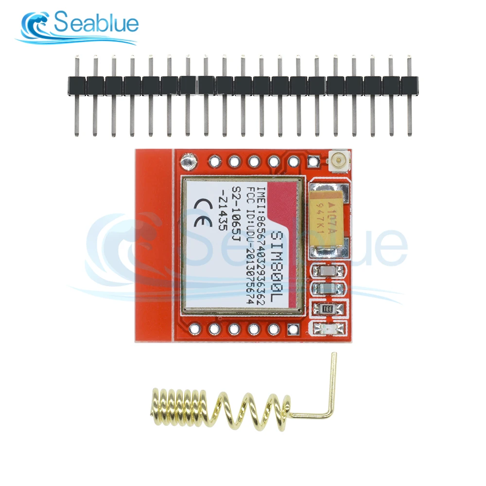 1 набор модуля SIM800L GPRS GSM ядра четырехдиапазонный TTL последовательный порт IPX интерфейс печатной платы антенна Micro SIM-карта для Arduino Smart Phone on.