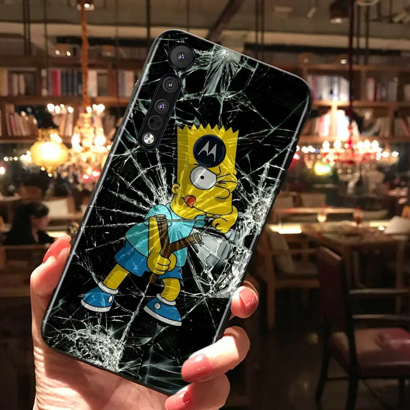 

The Homer Simpson For Motorola G9 G8 G Stylus Power One Fusion Hyper Edge E7 E6 5G Plus Play Lite Phone Case