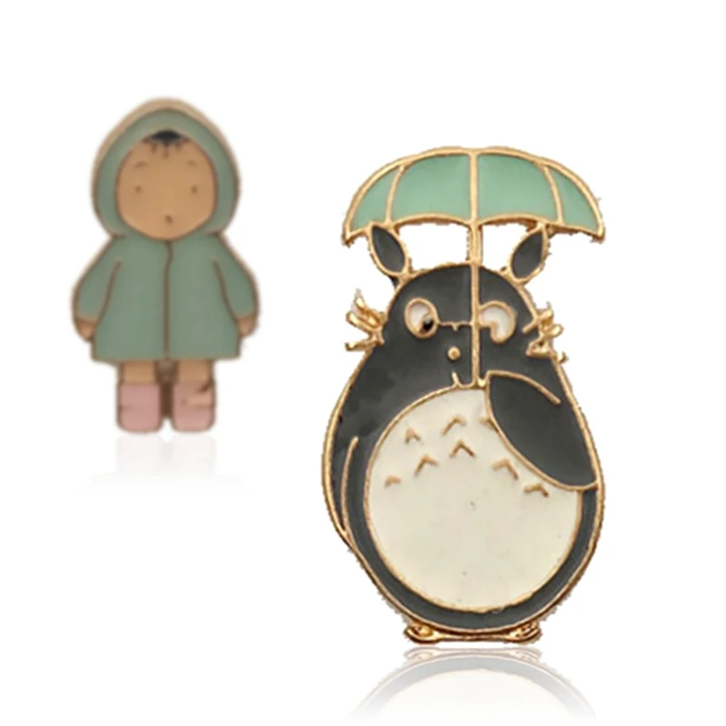 1 шт. модные креативные Мультяшные аниме Броши Тоторо пять стилей для женщин и