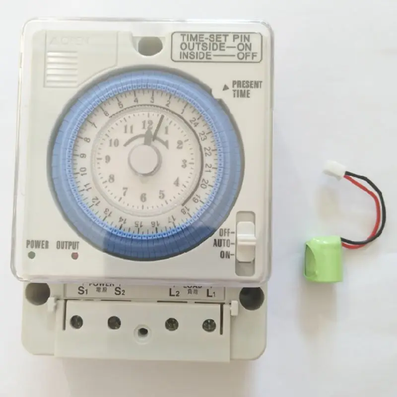 

TB388 Mechanical Timer Switch 100-240V 24H 96 Settings Programmable Controller Y5JA