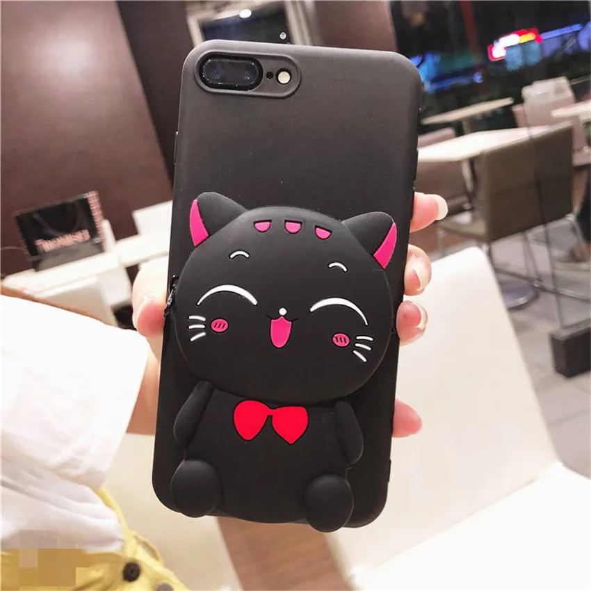 Cat Bags Стежка с рисунком Китти Кэт, чехол для samsung Galaxy S7 край S8 S9 S10 S10E Note 8, 9, 10, J4 J6 J8 A6 A7 A8 плюс A9 и отделением для карт - Цвет: Cat Bags