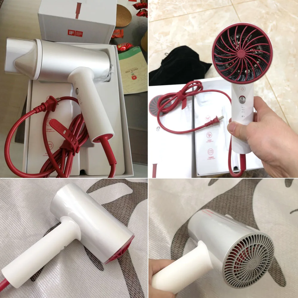 Xiaomi Mijia Soocas H3 Анион Фен алюминиевый сплав корпус 220V1800W воздушный выход анти-горячий инновационный диверсии дизайн
