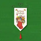 Наборы для вышивки крестиком 14 карат, Мультяшные наборы для украшения дома, для вышивки рождественских чулок