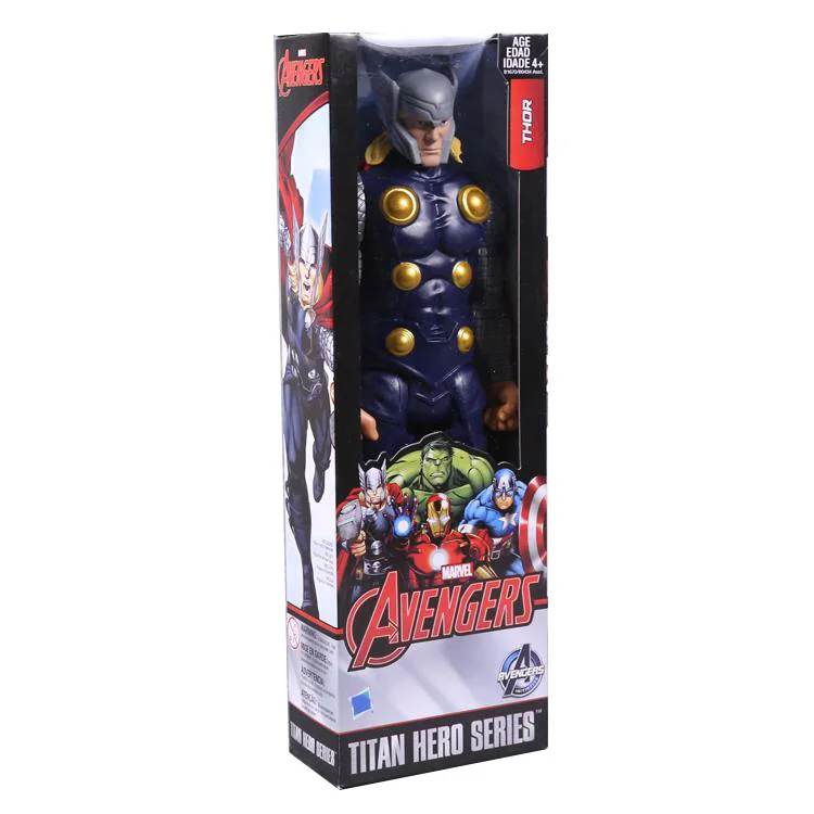 With box Marvel Amazing Ultimate Человек-паук Капитан Америка Железный человек ПВХ фигурка Коллекционная модель игрушки для детей Детские игрушки - Цвет: With box