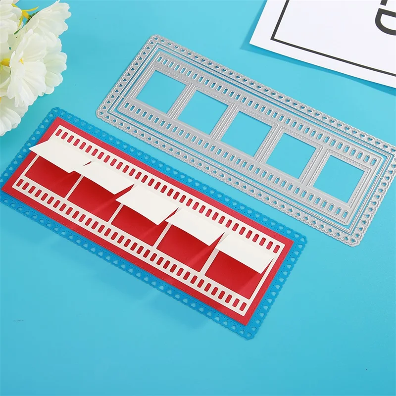 

Bookmark Heart Photo Frame Metal Cutting Dies Stencils Scrapbooking Album Paper Cards Decor Handcraft Embossing Template New