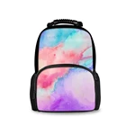 2020 Модная молодежная большая школьная сумка с градиентным акварельным принтом на заказ, рюкзак для ноутбука, детская школьная сумка, дорожный рюкзак