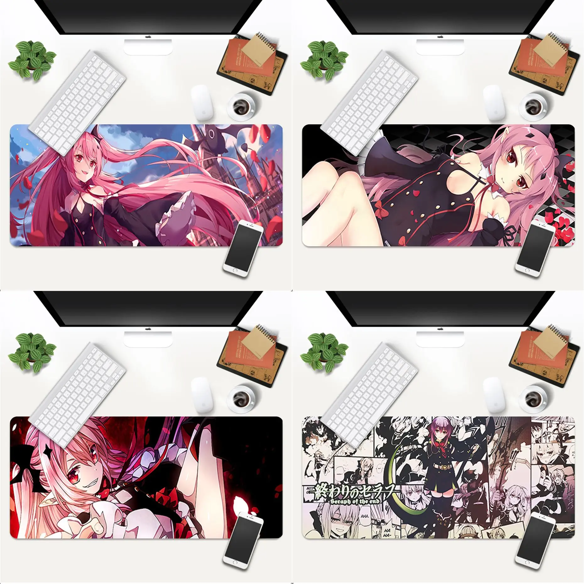 

Seraph of the end krul коврик для мыши с фиксируемой кромкой нескользящий коврик для мыши игровой коврик для мыши xl xxl 800x300 мм для Lol world of warcraft