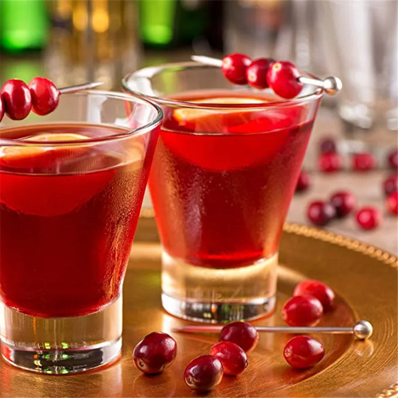 20 шт Нержавеющая сталь палочки для коктейля зубочистки вечерние Барные