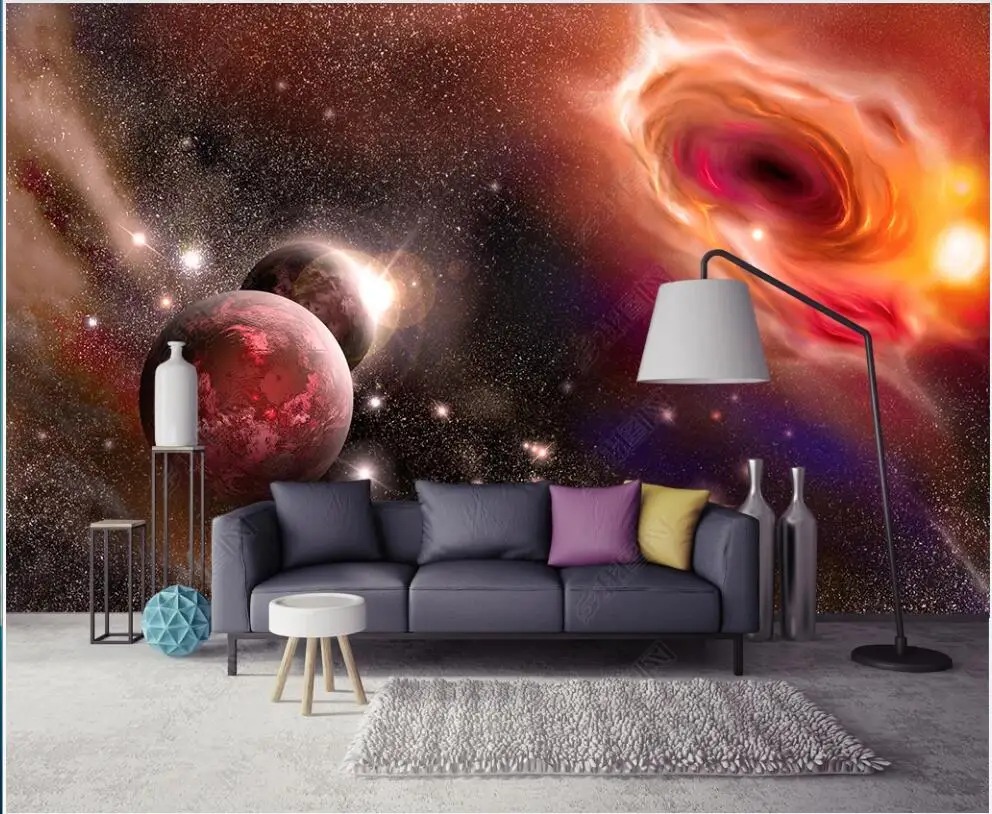 

3d photo wallpaper custom mural Cool beautiful fantasy universe starry sky planet milky way decor Wallpaper for walls in rolls