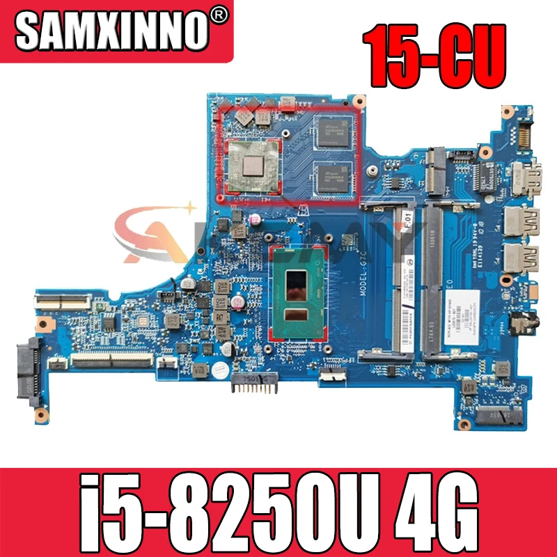 

Akemy для hp PAVILION 15-CU материнская плата L22875-601 L22875-001 L22875-501 DAG7CMB16E0 i5-8250u 4G работает хорошо