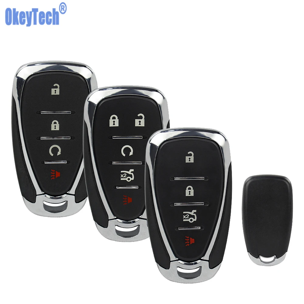 OkeyTech для Chevrolet Cruze Captiva Lacetti Spark Sonic Malibu XL Volando Camaro GM корпус ключа смарт автомобиля HU100
