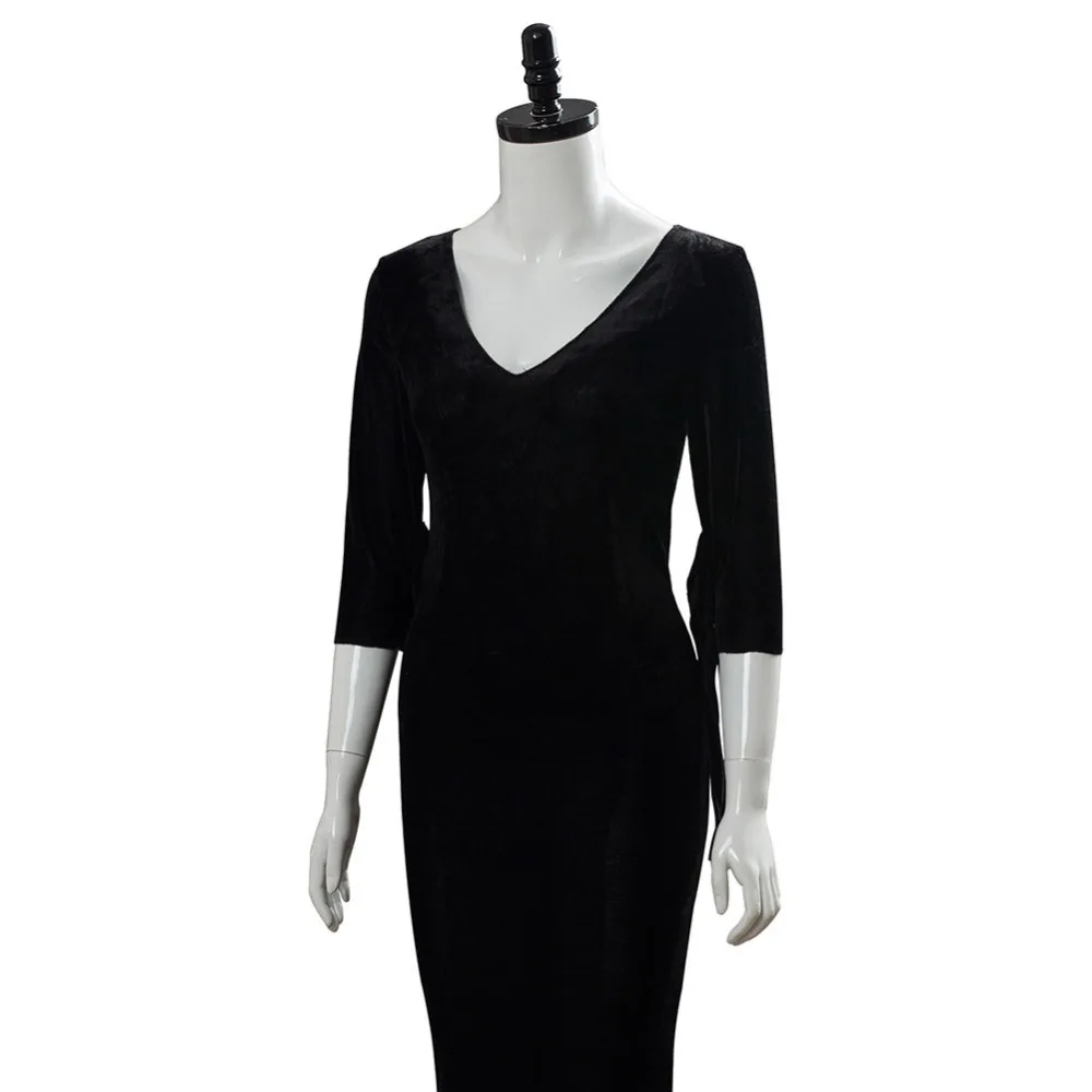 Костюм Morticia Addams семейный костюм для косплея костюм Morticia Addams