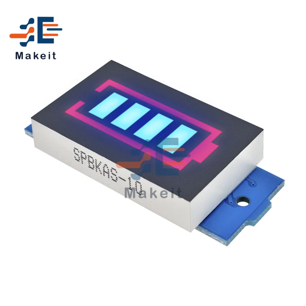 1S/2S/3S/4S/6S/7S 12 6 V 18650 Li-po литий-ионный модуль индикатора емкости батареи светодиодный