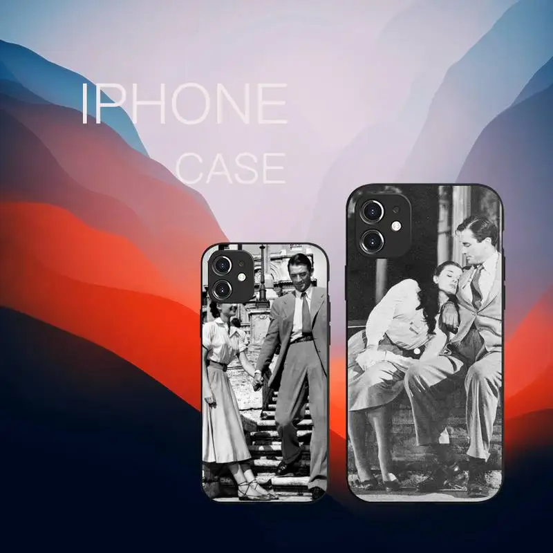

Roman Holiday Movie Phone Case Black Color For iPhone 13 12 Mini 11 Pro X XR XS Max 7 8 6 6s Plus SE Cover Coque Funda Shell