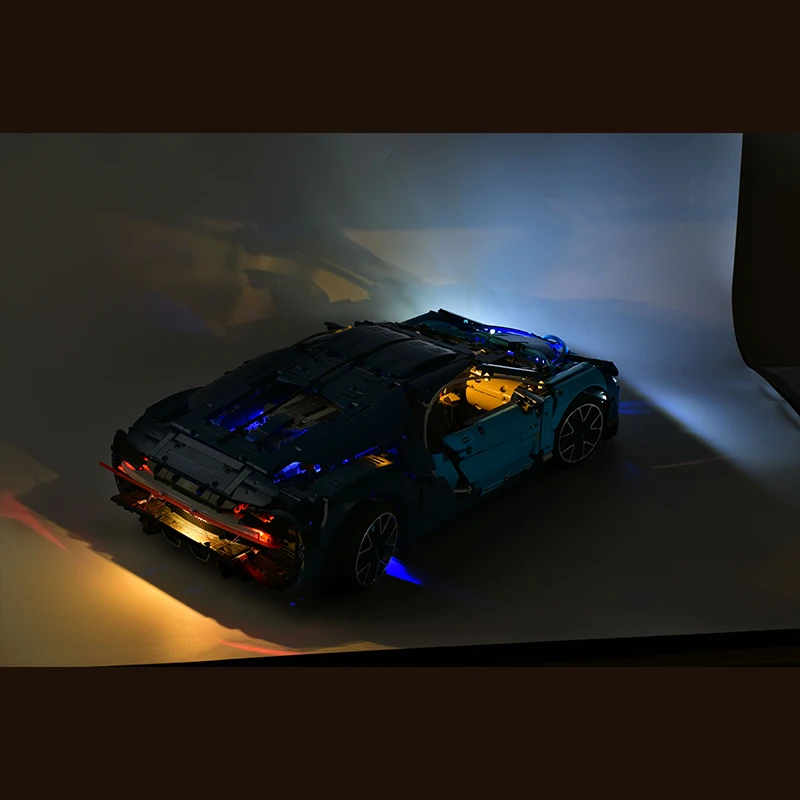 Светодиодный светильник ing комплект совместимый для Technic 42083 20086 Bugattiis Хирон