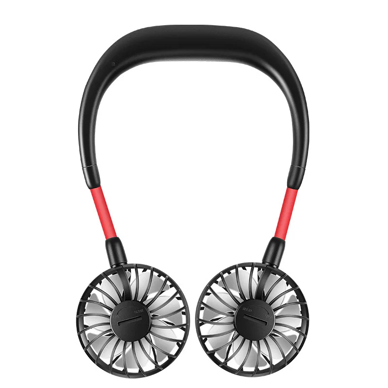 Летние кулеры шейные вентиляторы с USB перезаряжаемые свободные руки управляемые