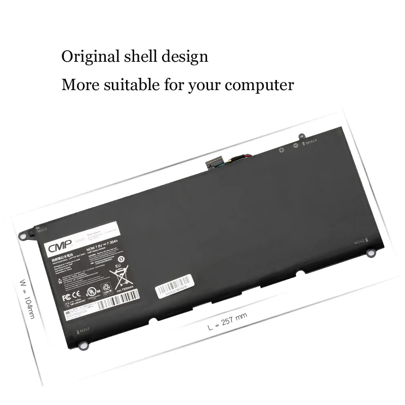 1 шт. Новый аккумулятор для ноутбука Внутренний Dell XPS 13 9343 9350 1708 P54G JD25G|Аккумуляторы