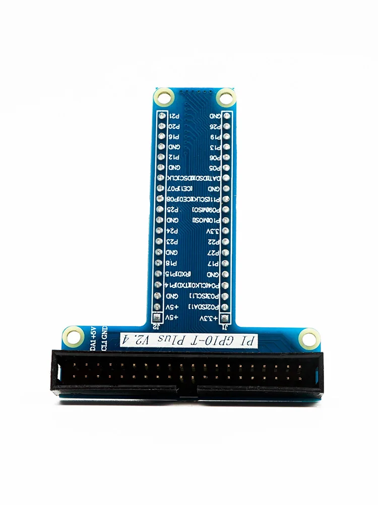 GPIO T Type Expansion Module Board Adapter with 40 Pin GPIO Female to Female Rainbow Cable For Raspberry Pi 4 / 3 Model B+