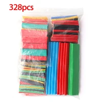 328pcs polyolefin insulation heat shrink tubing tube sleeve wrap wire assortment shrinkable tube wrap wire cable sleeves set hot